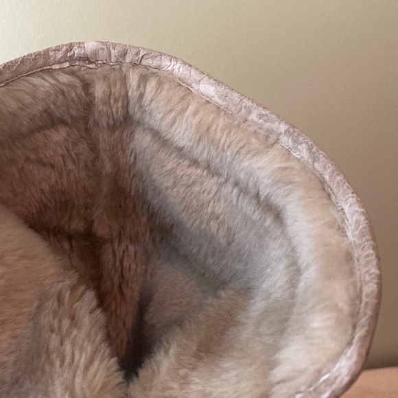 Steve Madden Suede Platform MICKI Tall Boots Knee high Geometric Stitch Detail - Picture 8 of 15